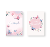 Cahiers papillons A5 - lot de deux